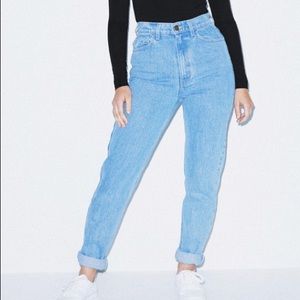 High Waisted American Apparel Jeans